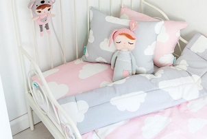 Chmurki Pink & Grey