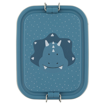 Mały stalowy lunch box - Triceratops Trixie Baby