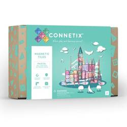 Connetix klocki magnetyczne 106 el. kulodrom pastelowe