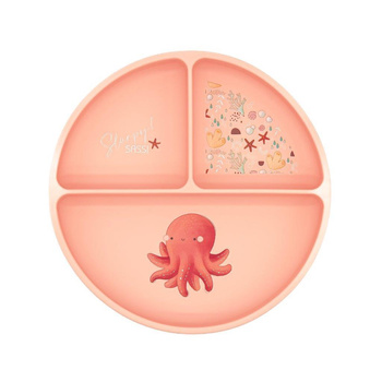 Talerz silikonowy z przyssawką Ośmiornica SASSI