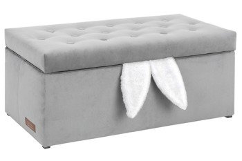 Siedzisko, kufer - skrzynia na zabawki Dziecięca Welurowa