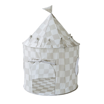3 Sprouts Namiot dla Dzieci Recycled Checkerboard Beige