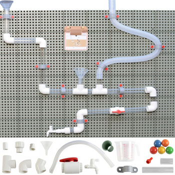 MASTERKIDZ System Rur Do Tablicy STEM 84 Elementów Tor Wodny Kulkowy