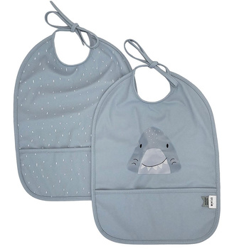 Wodoodporny Śliniak 2 szt. - Rekin Trixie Baby