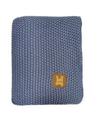 Bellamy Kocyk bawełniany ryżowy blueberry