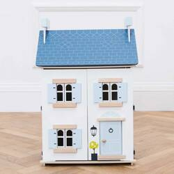 Drewniany domek dla lalek Sky, zabawka dla dzieci zabawa lalkami Le Toy Van