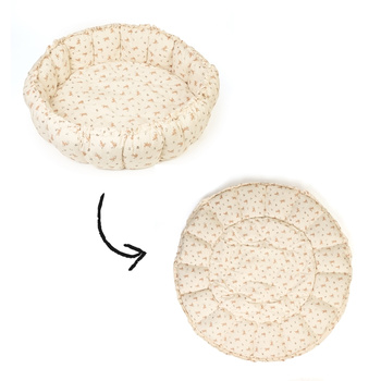 Play&Go COCO Mata do Zabawy Gniazdo Niemowlęce 3w1 Organic Rabbit