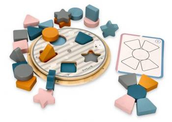 Viga układanka do sortowania kształtów i kolorów PolarB