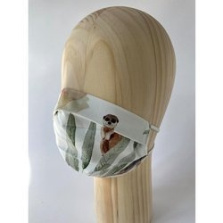 Makaszka Maseczka dwuwarstwowa dziecięca 2-5 lat Sawanna