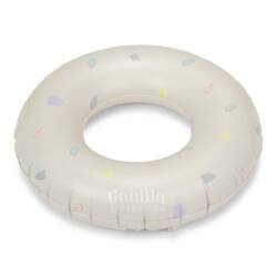 Koło do pływania Ocean Print Oyster Grey