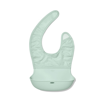 OXO Śliniak Silikonowy z Kieszonką Zwijany Opal