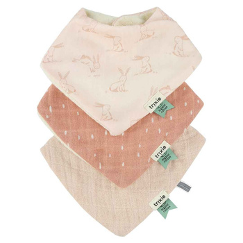 Bawełniane chustki bandana 3-pack - Rosy Rabbit Trixie Baby