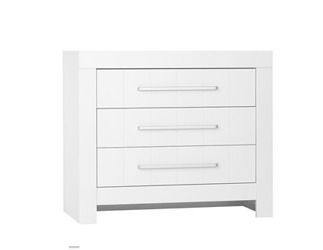 Komoda 3-szufladowa Biała Pinio Calmo