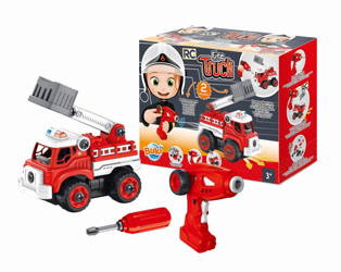 BUKI Wóz strażacki do skręcenia zdalnie sterowany