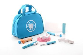 Drewniany zestaw MAŁEGO DENTYSTY z torbą