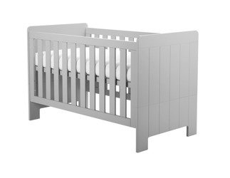 Łóżeczko-tapczanik 140x70 Szare Pinio Calmo