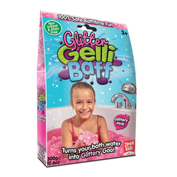 Zimpli Kids Magiczny proszek do kąpieli Gelli Baff Glitter różowy, 3+