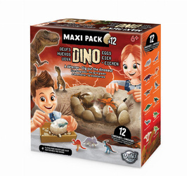BUKI Mega paka jajek dinozaura - 12 sztuk