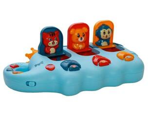 Konsola Pop Up muzyczny słonik, zabawa w chowanego