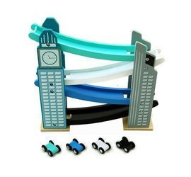 Adam Toys Zjeżdżalnia dla samochodów Drapacz Chmur