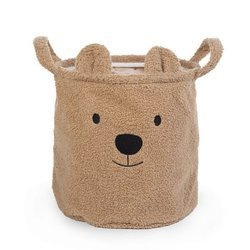 Childhome Pluszowy pojemnik na zabawki 30 x 30 x 30 cm Teddy Bear