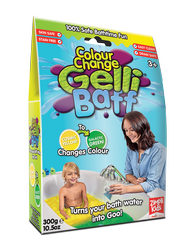 Zimpli Kids Magiczny proszek do kąpieli Gelli Baff Colour Change kosmiczny żółty 3+