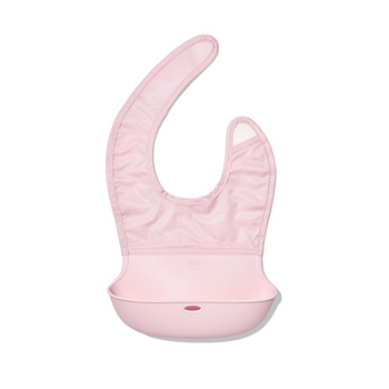 OXO Śliniak Silikonowy z Kieszonką Zwijany Blossom