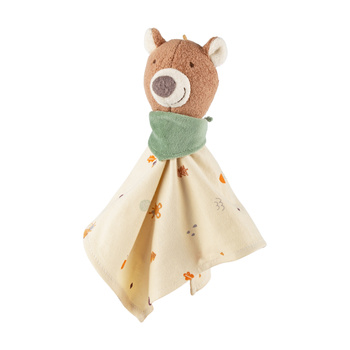 Pierwsza przytulanka komforter Miś kocyk maskotka dla małych dzieci sigikid