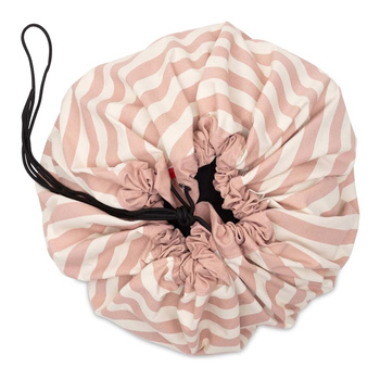 Play&Go NOOMAD Worek na Zabawki i Mata do Zabawy Stripes Pink