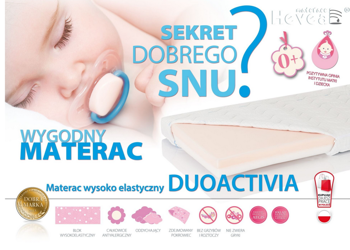 Materac piankowy Hevea Duo Activia 90/40 Aegis