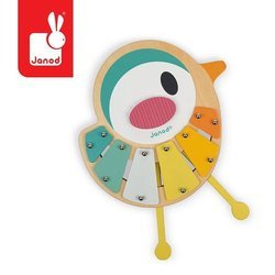 Janod Drewniane cymbałki Ptaszek Pure