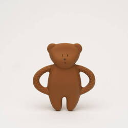 MOONIE Gryzak z naturalnego kauczuku miś caramel