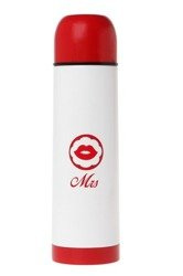 KioKids, Termos Mrs na napoje 500ml biało-czerwony