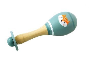 Adam Toys Marakas niebieski z liskiem