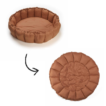 Play&Go COCO Mata do Zabawy Gniazdo Niemowlęce 3w1 Organic Tawny