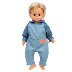 Duża lalka edukacyjna chłopiec Pim nauka języków obcych dla dzieci Skrållan