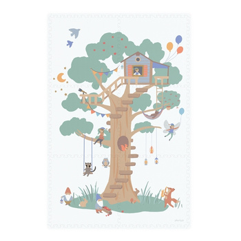 Play&Go TILOO Dwustronna Mata Piankowa 3w1 Treehouse 120x180cm