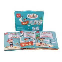 Apli Kids  Teczka małego artysty z 3 książeczkami Piraci