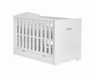 Łóżeczko z szufladą 120x60 Pinio Marsylia MDF