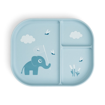 Done by Deer Talerzyk Dzielony Foodie Elphee Blue