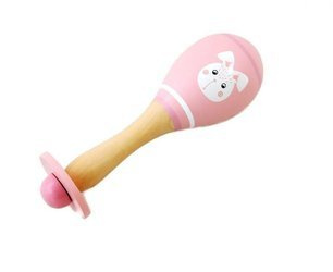 Adam Toys Marakas różowy z króliczkiem