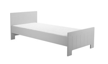 Łóżko młodzieżowe 200x90 Szare Pinio Calmo