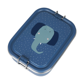 Mały stalowy lunch box - Słoń Trixie Baby