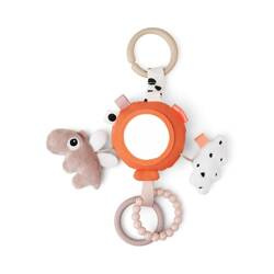 Done by Deer Zawieszka Sensoryczna Lusterko Happy Clouds Papaya