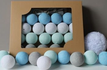 Świecące kule COTTON BALLS 2B Cute, 10 sztuk