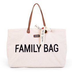 Childhome Torba Family Bag Teddy Bear White