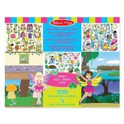 Melissa & Doug Naklejki wielorazowego użytku Wróżki