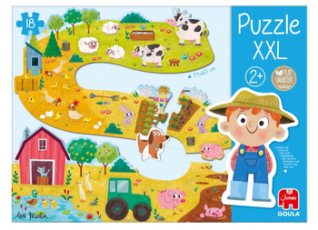 Goula Puzzle dla dzieci XXL Farma