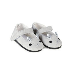 Buciki myszki dla lalki 45 cm, przebieranie lalek, baletki, buty, Skrållan